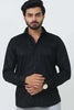 bluebird men's black cufflink formal shirt - Veshbhoshaa