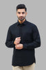 bluebird men's black formal shirt - Veshbhoshaa