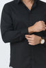 bluebird men's black polycotton formal shirt - Veshbhoshaa