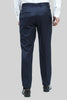 Bluebird Men's Blue Sheen Formal Trousers - Veshbhoshaa