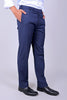 Bluebird Men's Blue Stretch - Band Trousers - Veshbhoshaa