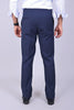 Bluebird Men's Blue Stretch - Band Trousers - Veshbhoshaa