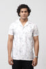 Bluebird Men's Casual Half - Sleeve Shirt Leaf Print Design Green - Veshbhoshaa