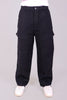 Bluebird Men's Cotton Cargo Pant Loose Fit Black - Veshbhoshaa