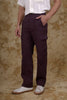 Bluebird Men's Cotton Cargo Pant Loose Fit Maroon - Veshbhoshaa