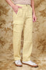 Bluebird Men's Cotton Cargo Pants Loose Fit Beige - Veshbhoshaa