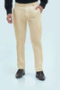 Bluebird Men's Cream Formal Trousers - Veshbhoshaa