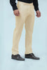 Bluebird Men's Cream Formal Trousers - Veshbhoshaa