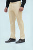 Bluebird Men's Cream Formal Trousers - Veshbhoshaa