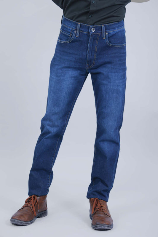 Bluebird Men's Dark Blue Denim Jeans - Veshbhoshaa