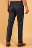 Bluebird Men's Dark Grey Lycra Formal Trousers - Veshbhoshaa