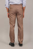 Bluebird Men's Dark Tan Formal Trousers - Veshbhoshaa