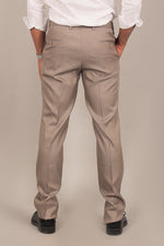 Bluebird Men's Grey Formal Trousers - Veshbhoshaa