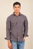 Bluebird Men's Grey Knitted Jacquard Shirt - Veshbhoshaa