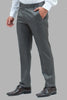 Bluebird Men's Iron Grey Formal Trousers - Veshbhoshaa