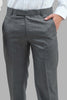 Bluebird Men's Iron Grey Formal Trousers - Veshbhoshaa