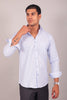 Bluebird Men's Light Blue Checkered Shirt - Veshbhoshaa