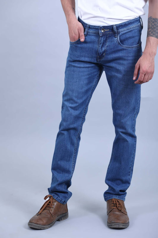 Bluebird Men's Light Blue Denim Jeans - Veshbhoshaa