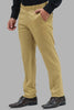 Bluebird Men's Mustard Formal Trousers - Veshbhoshaa