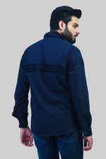 Bluebird Men's Navy Lining Shirt - Veshbhoshaa