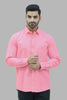 Bluebird Men's Pink Formal Shirt - Veshbhoshaa