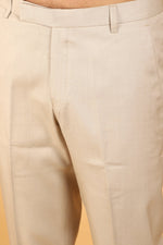 Bluebird Men's Polycotton Cream Trouser - Veshbhoshaa