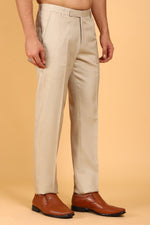 Bluebird Men's Polycotton Cream Trouser - Veshbhoshaa