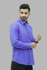 Bluebird Men's Sky Blue Formal Shirt - Veshbhoshaa