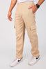 Bluebird Men's Slim Fit Cotton Cargo Pant Beige - Veshbhoshaa