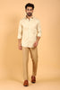 Bluebird Men's Yellow Premium Satin Shirt - Veshbhoshaa