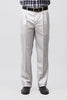 Bluebird Modern Light Grey Pleated Trouser - Veshbhoshaa