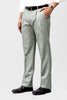 Bluebird Premium Light Grey Check Pleated Trouser - Veshbhoshaa