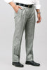 Bluebird Premium Light Grey Check Pleated Trouser - Veshbhoshaa