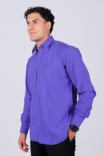 Bluebird Serene Blue Men's Office Shirt - Veshbhoshaa