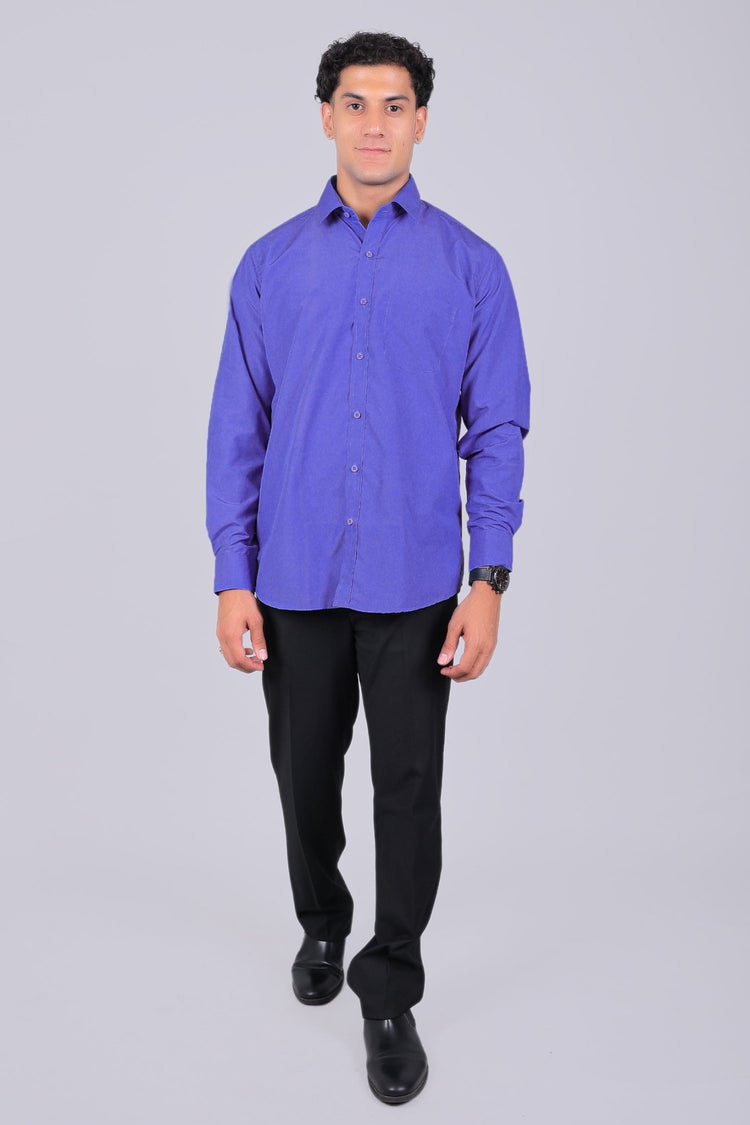 Bluebird Serene Blue Men's Office Shirt - Veshbhoshaa