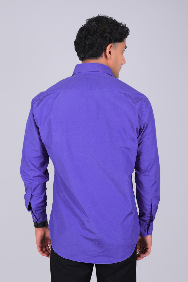 Bluebird Serene Blue Men's Office Shirt - Veshbhoshaa