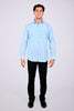 Bluebird Sky Blue Men's Office Shirt - Veshbhoshaa