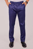 Bluebird Tailored Fit Blue Formal Trouser - Veshbhoshaa