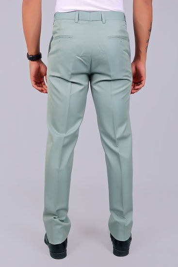 Bluebird Tailored Fit Pistachio Green Trouser - Veshbhoshaa