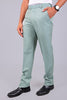 Bluebird Tailored Fit Pistachio Green Trouser - Veshbhoshaa