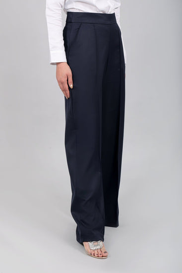 Bluebird Women Black Bell Bottom Trouser - Veshbhoshaa