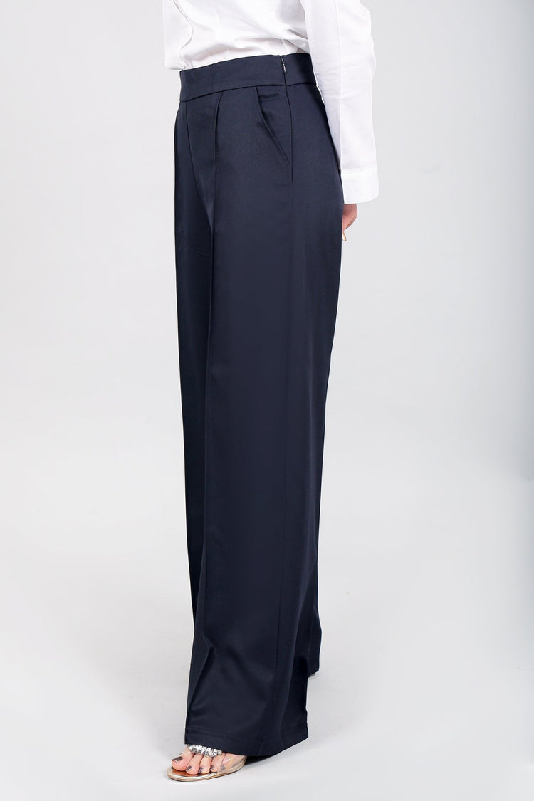 Bluebird Women Black Bell Bottom Trouser - Veshbhoshaa