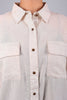 BLUEBIRD Women's Beige Linen Shirt - Veshbhoshaa