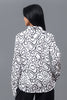 Bluebird Women's Black And White Printed Satin Shirt - Veshbhoshaa
