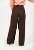 bluebird Women's Dark Brown Casual Bell Bottom Trouser - Veshbhoshaa