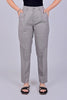 Bluebird Women's Grey Glen Plaid Check Formal Trouser Comfort Fit - Veshbhoshaa