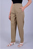 bluebird Women's High - Waist Light Brown Trouser - Veshbhoshaa