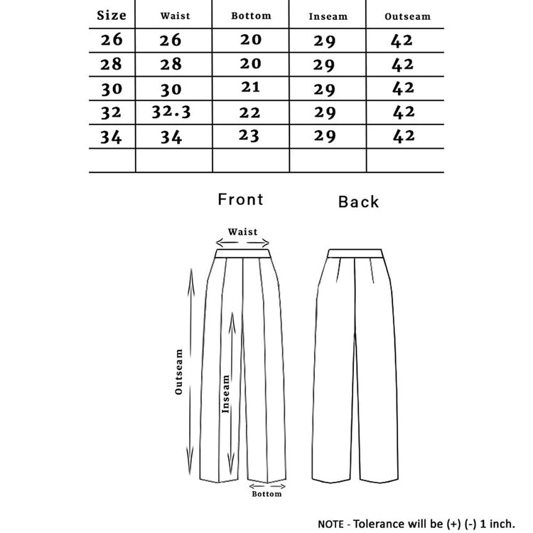 bluebird Women's Light Green Casual Bell Bottom Trouser - Veshbhoshaa