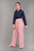 bluebird Women's Pink Bell Bottom Trouser - Veshbhoshaa