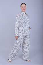 Bluebird Women's Printed Co - ord Set Gentle Leaf - Veshbhoshaa